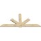 Ekena Millwork Kennewick Rough Sawn Timber Gable Bracket, Douglas Fir, 84"W x 38"H x 2"D x 6"F, 11/12 Pitch GBW084X38X0206KEN00RDF - alternate 3